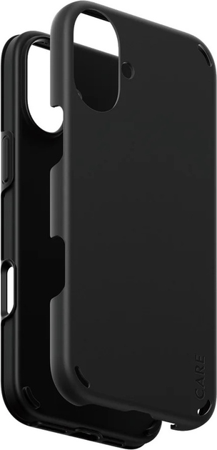 Панель CARE by PanzerGlass Feature Case Double Defense Black для Apple iPhone 16 Plus (5715685003974) - зображення 1