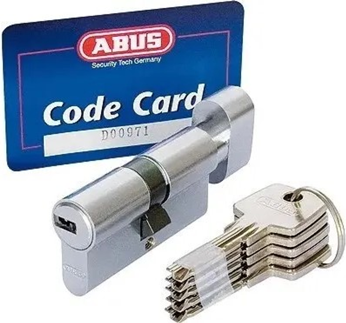 Cylinder Abus D6 Nickel 5K 30x40 mm (SYN-78854) - obraz 2