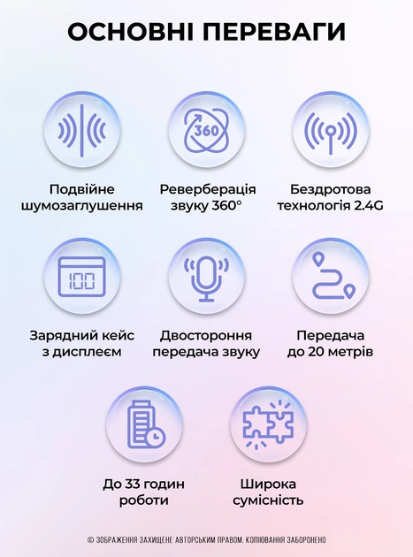 Микрофон беспроводной петличный для телефона петличка для айфона iPhone с шумоподавлением на 2 микрофона для андроида смартфона с зарядным кейсом ветрозащитой для записи звука гарнитура для блоггеров видео ютуб беспроводная type c M3 OnePro черный 73718 - изображение 6