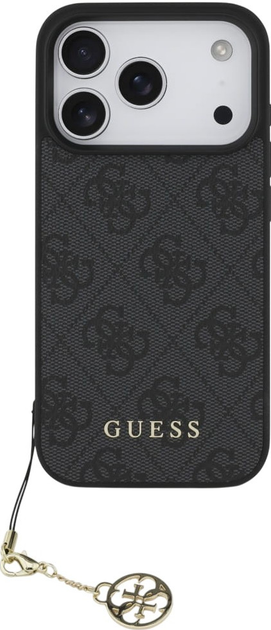Панель Guess 4G Charms для Apple iPhone 17 Pro Black (GUHMP17LGF4GCK) - зображення 1