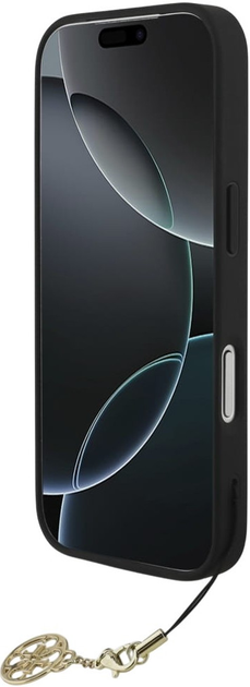 Панель Guess 4G Charms для Apple iPhone 17 Pro Black (GUHMP17LGF4GCK) - зображення 4