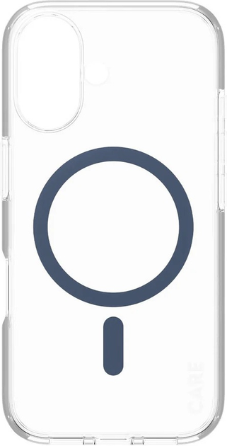 Панель CARE by PanzerGlass Flagship Case Transparent Urban Combat w. Blue MagSafe для Apple iPhone 16 (5715685004315) - зображення 2