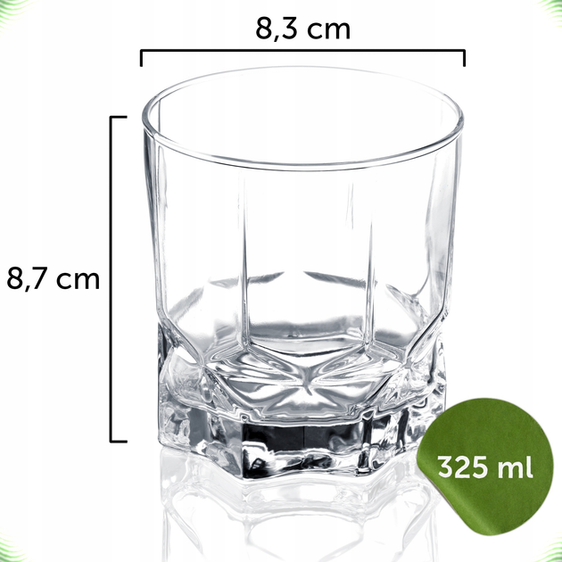 Zestaw szklanek niskich Kadax Anzio 325 ml 6 szt (5903699431887) - obraz 2