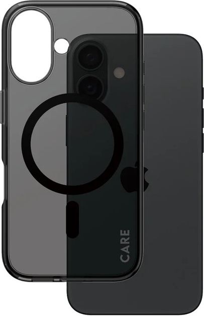 Панель CARE by PanzerGlass Flagship Case Smokey Urban Combat w. Black MagSafe для Apple iPhone 16 (5715685004155) - зображення 1