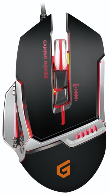 Mysz Conceptronic 8D Gaming Wired Black (DJEBBEL02B) - obraz 1