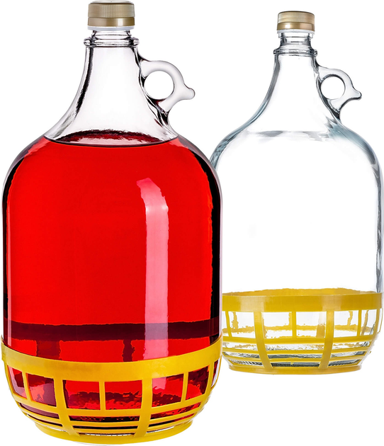 Zestaw gąsiorów Kadax na wino z zakrętką 5 l x 2 szt (5903699436677) - obraz 1