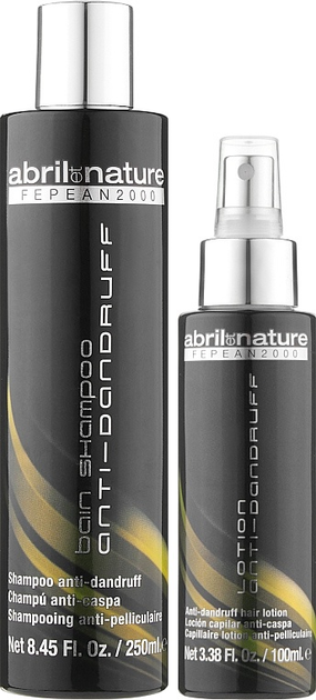 Zestaw do pielęgnacji włosów Abril et Nature Fepean 2000 Anti-Dandruff Szampon 250 ml + Lotion 100 ml (8436009784276) - obraz 2
