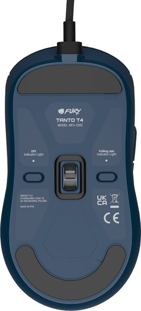 Mysz Fury Tanto T4 USB Blue (NFU-2202) - obraz 15