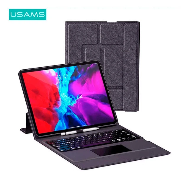 USAMS Smart Touch Control Keyboard Cover Winz Series для iPad Pro 2020 12.9" US-BH686 |BT5.1, 350Hours| - изображение 2