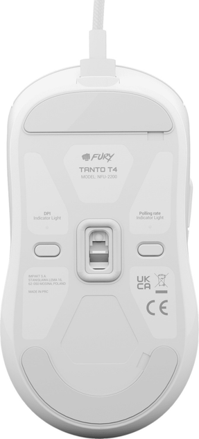 Mysz Fury Tanto T4 USB White (NFU-2200) - obraz 15