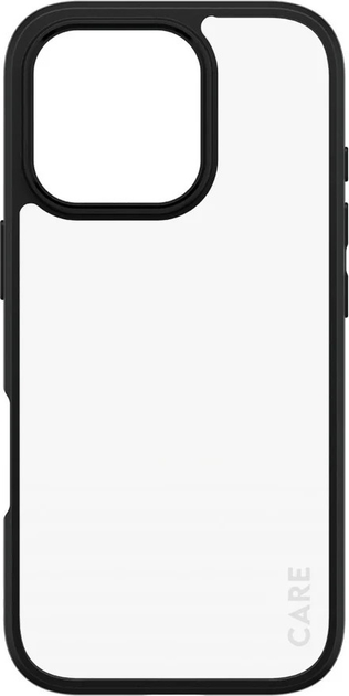 Etui CARE by PanzerGlass Flagship Case Transparent Urban Combat w. Black Frame do Apple iPhone 16 Pro (5715685004285) - obraz 2