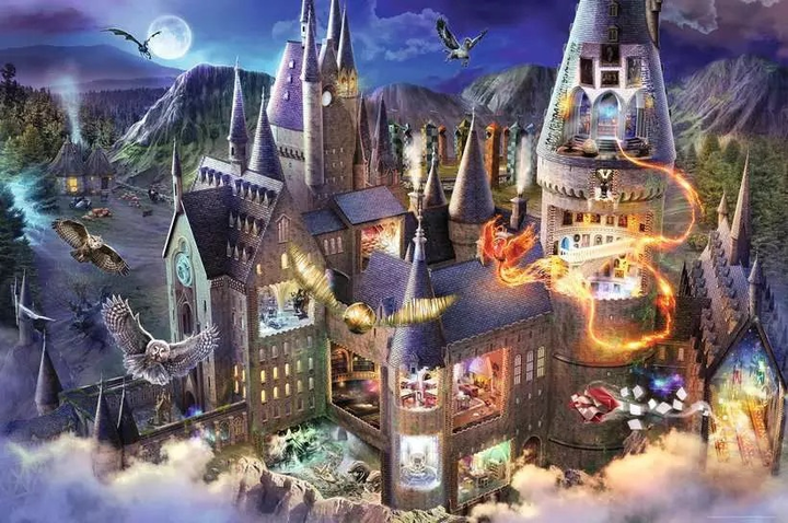 Puzzle Ravensburger Zamek w Hogwarcie 3000 elementów 17561 (4005556175611) - obraz 2