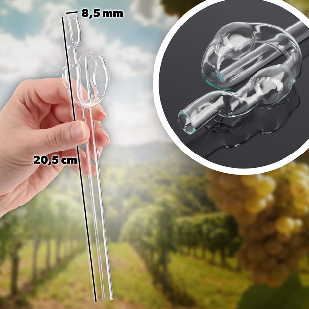 Zestaw winiarski Kadax Balon 34 l + Korek nr. 4 + Szklana rurka (5903699487174) - obraz 5
