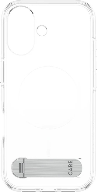 Etui CARE by PanzerGlass Feature Case Transparent w. Kickstand & MagSafe do Apple iPhone 17 (CR33770) - obraz 2