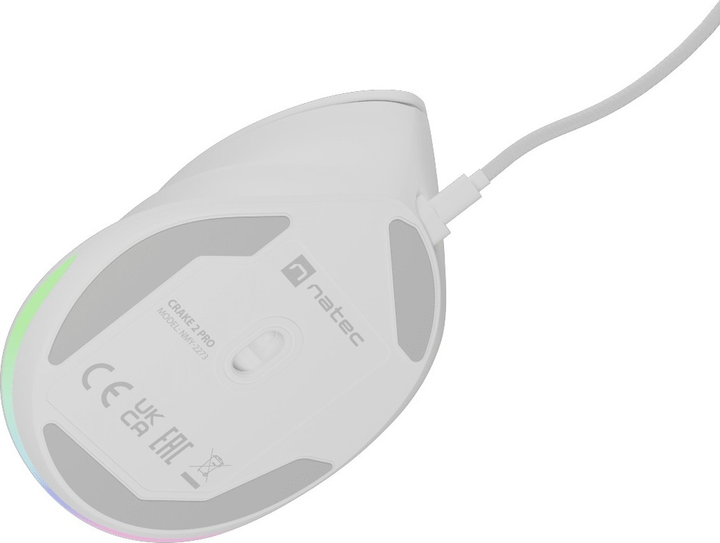 Mysz Natec Crake 2 Pro USB White (NMY-2273) - obraz 9