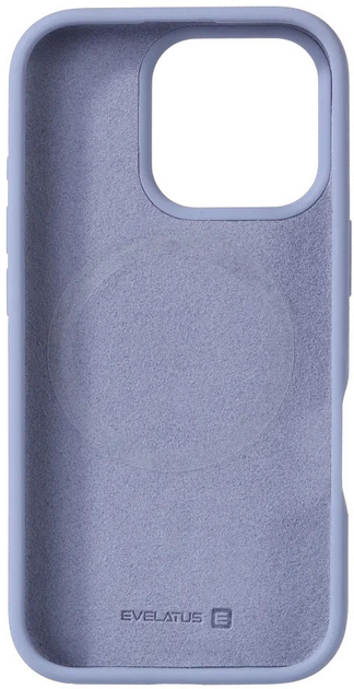 Панель Evelatus Premium Magsafe Soft Touch Silicone для Apple iPhone 16 Lavender Grey (EVEAPP16PMSCLG) - зображення 3