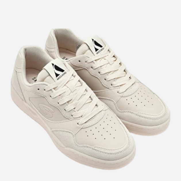 Чоловічі кеди низькі Skechers Volley Low Lifestyle 183241-NAT 47.5 Бежеві (197976397569) - зображення 5