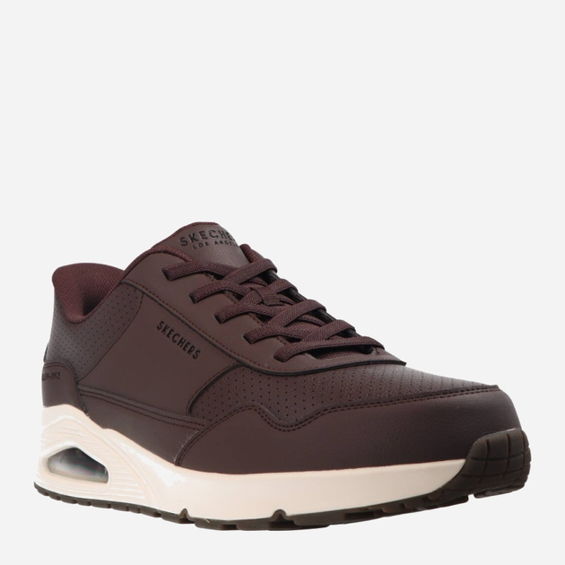 Buty sportowe męskie Skechers Uno Banksia Luxe 183023-CHOC 42 Brązowe (198739857764) - obraz 2