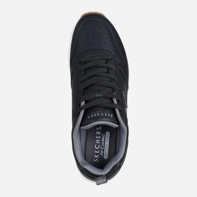 Чоловічі кросівки Skechers Uno - Alder 183012-BKGY 42 Чорні (198376315702) - зображення 4