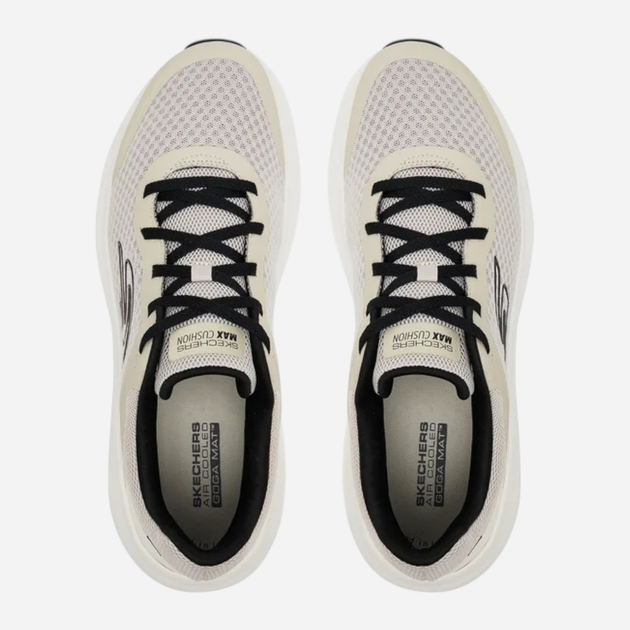 Чоловічі снікери Skechers Max Cushioning Endeavour 220613-TPBK 45 Бежеві (198376940942) - зображення 4