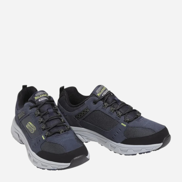 Чоловічі кросівки для трекінгу Skechers Oak Canyon 51893-NVLM 46 Сині (192283139406) - зображення 6
