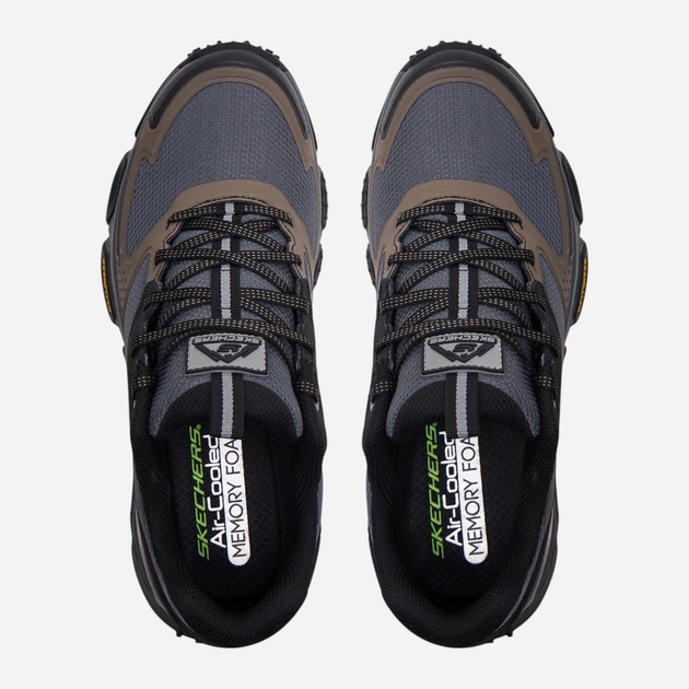 Чоловічі кросівки для трекінгу Skechers Sleek Envoy 237553-BKBR 43 Чорні (197627106069) - зображення 5