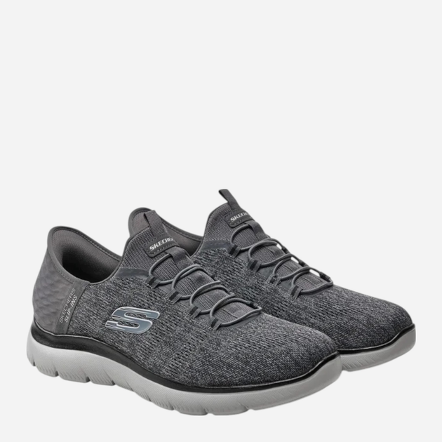 Чоловічі кросівки Skechers Summits - Key Pace 232469-CCBK 43 Сірі (197627111704) - зображення 2