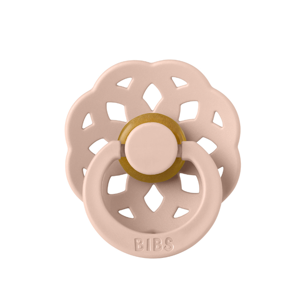 Соска пустушка BIBS Boheme Latex Round (кругла) – Blush, 1й розмір 0-6місяців - зображення 4
