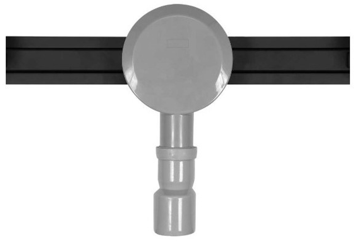 Odpływ liniowy Fala 71639 Slim Black z syfonem 56 mm stal nierdzewna 90x3x7 cm (5906083086946) - obraz 6