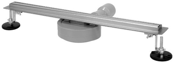 Odpływ liniowy Fala 71632 Slim 70x3x7 cm z syfonem 56 mm stal nierdzewna (5906083086878) - obraz 1