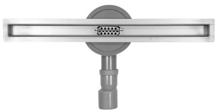 Odpływ liniowy Fala 71633 Slim z syfonem 56 mm stal nierdzewna  80x3x7 cm (5906083086885) - obraz 5