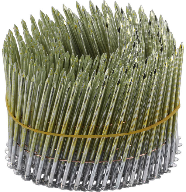 Цвяхи барабанні VOREL до пневматичного пістолета 80х2.8 мм 15-16˚ 3000 шт (72021_v) - зображення 3