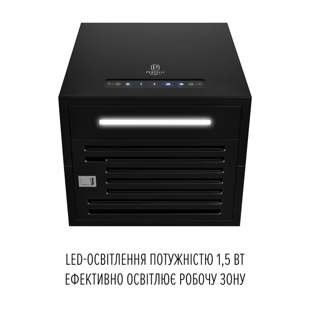 Вытяжка Perfelli DESIGN QUATTRO 41 NERO SILENZIO - изображение 4