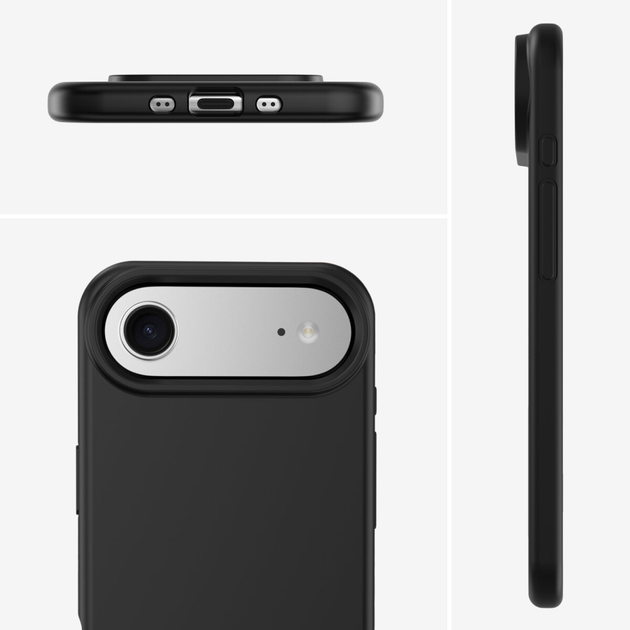Etui 4smarts Silicone Case Cupertino do Apple iPhone Air Black (4252011911981) - obraz 2