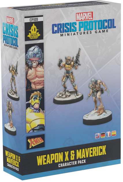 Zestaw figurek do złożenia i pomalowania Atomic Mass Games Marvel: Crisis Protocol - Weapon X & Maverick (841333126254) - obraz 1