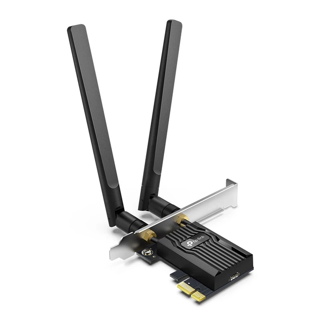 Адаптер WiFi TP-LINK Archer TX55E AX3000, PCI-Express x1, BT5.2 - Фото 2 Адаптер WiFi TP-LINK Archer TX55E AX3000, PCI-Express x1, BT5.2 - зображення 2
