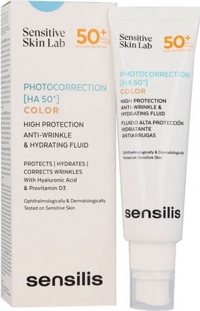 Fluid przeciwsłoneczny Sensilis Photocorrection HA 50+ Color Hidrating Fluid 50 ml (8428749008453) - obraz 3
