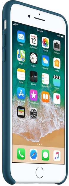 Etui plecki Apple Silicone Case do Apple iPhone 8 Plus / 7 Plus Cosmos Blue (MR6D2) - obraz 4