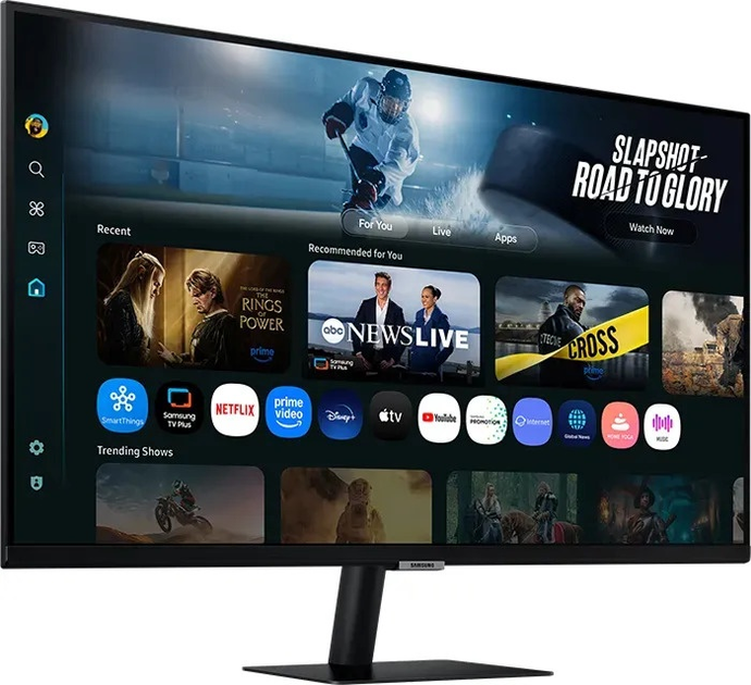 Монітор 32" Samsung Smart Monitor M70F Black (LS32FM700UUXEN) - зображення 2