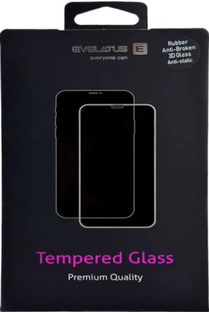 Захисне скло Evelatus 3D Privacy Corning Gorilla Glass 10X Stong для Apple iPhone 17 Pro Max Black (EVEAPP17PMPCGG10XS) - зображення 1