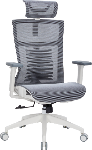 Крісло офісне OfficePro Balance OC620-W-DG-DG - Фото 6 Крісло офісне OfficePro Balance OC620-W-DG-DG - зображення 6