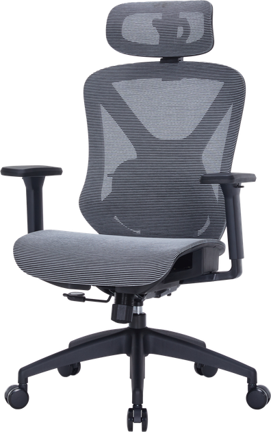 Крісло офісне Officepro Atlas OC630-B-DG-DG - Фото 1 Крісло офісне Officepro Atlas OC630-B-DG-DG - зображення 1