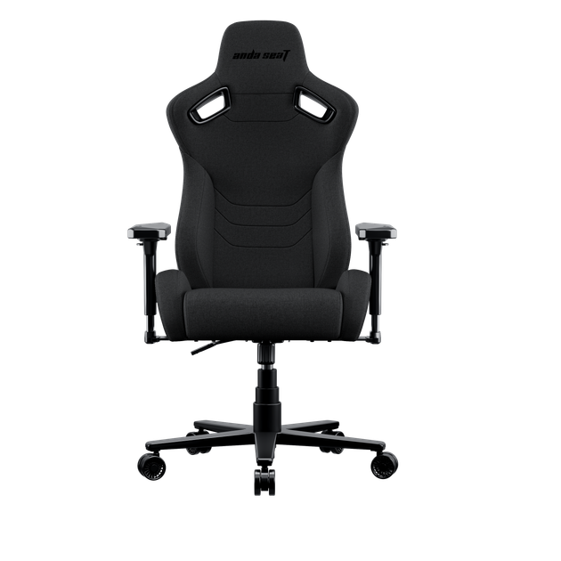 Игровое кресло Anda Seat Kaiser Frontier XL Dark Gray Fabric нагрузка до 150 кг, льняная ткань, пена Memory Foam, гарантия 24 мес, наклон спинки 160 °, рост до 200 см - изображение 2