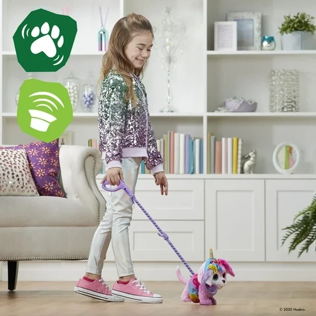 Интерактивная игрушка FurReal Glamalots Гламурный Щенок на поводке F1544 - изображение 7