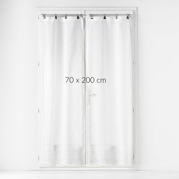 Firany Douceur d'intérieur Linka z gładkiego woalu 70 x 200 cm 2 szt (3574386276344) - obraz 2