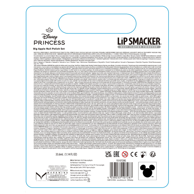 Zestaw lakierów do paznokci Markwins Lip Smacker Disney Princess: Królewna Śnieżka – Wielkie Jabłko 1510728E (4038033107287) - obraz 2