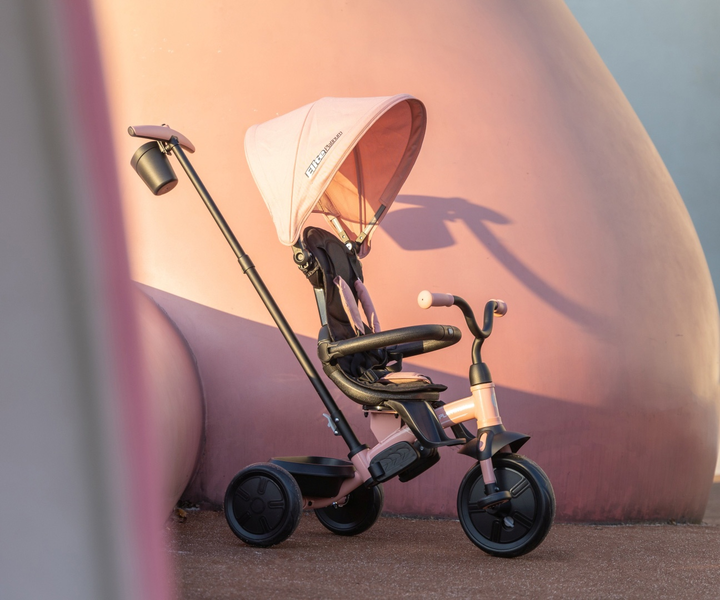 Rowerek trójkołowy Qplay Elite Platinum Pink (5061047481943) - obraz 10