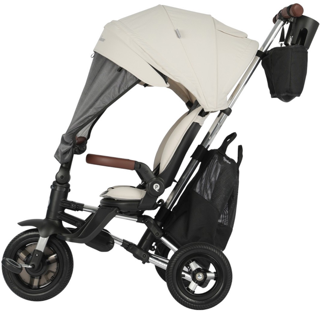 Rowerek trójkołowy Qplay Nova Deluxe Beige (5061047482001) - obraz 3