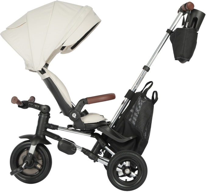 Rowerek trójkołowy Qplay Nova Deluxe Beige (5061047482001) - obraz 4