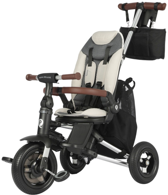 Rowerek trójkołowy Qplay Nova Deluxe Beige (5061047482001) - obraz 7